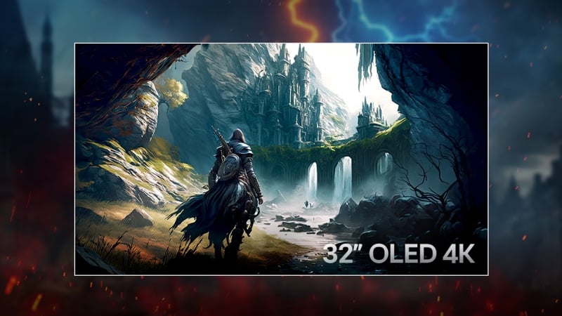 Màn hình LG 32GX870A-B có khả năng hiển thị đỉnh cao với tấm nền OLED