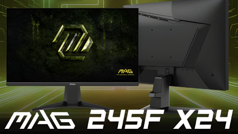 Màn hình MSI MAG 245F X24 có kích thước tiêu chuẩn eSports