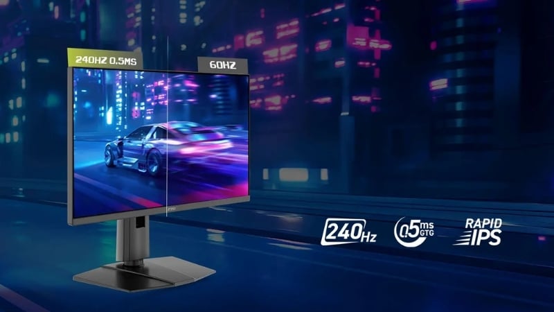 Màn hình MSI MAG 245PF X24 có tần số 240Hz 