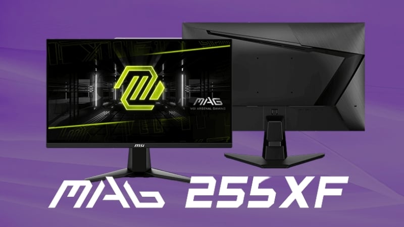 Màn hình MSI MAG 255XF có viền mỏng tinh tế