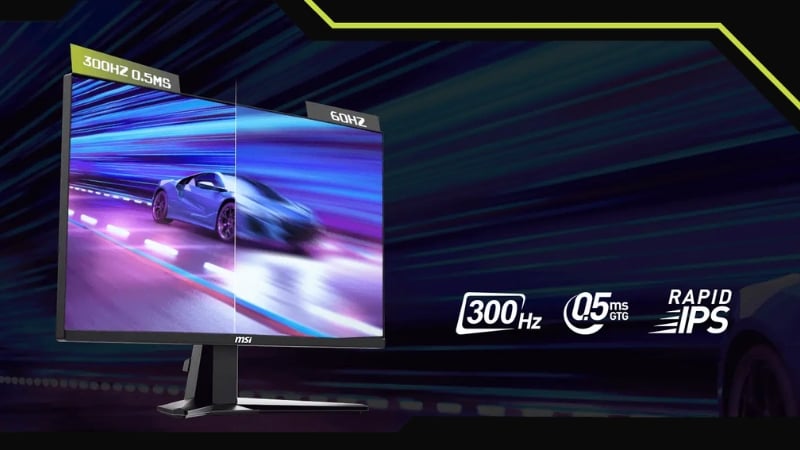 Màn hình MSI MAG 255XF có tấm nền Rapid IPS