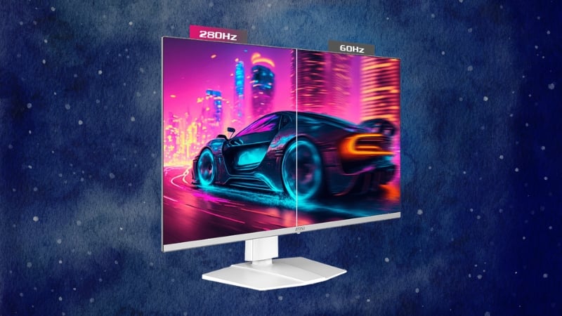 Màn hình MSI MAG 272QPW QD-OLED X28 mượt mà với tần số quét 280Hz