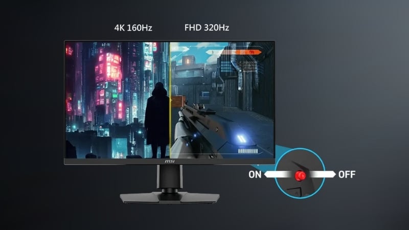 Màn hình MSI MAG 272URDF E16 có chế độ Dual Mode