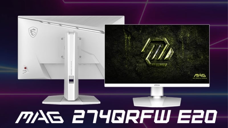 Màn hình MSI MAG 274QRFW E20 có độ phân giải WQHD