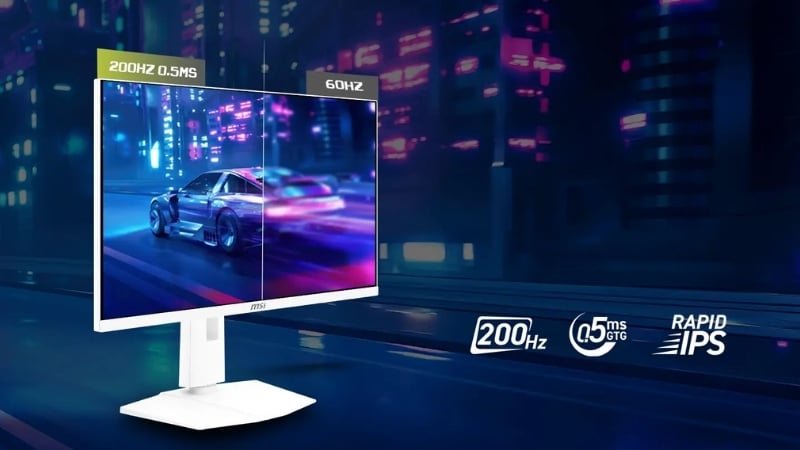 Màn hình MSI MAG 274QRFW E20 có tấm nền Rapid IPS