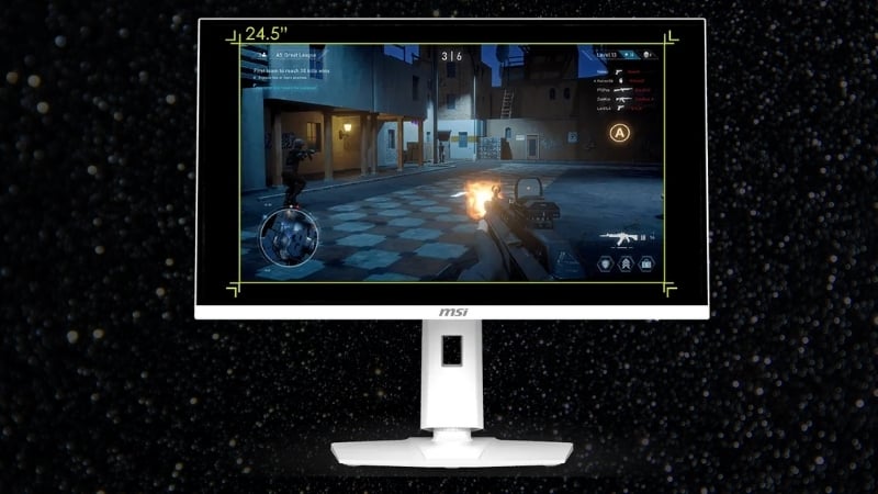 Màn hình MSI MAG 274QRFW X32 sở hữu ngoại hình màu trắng nổi bật