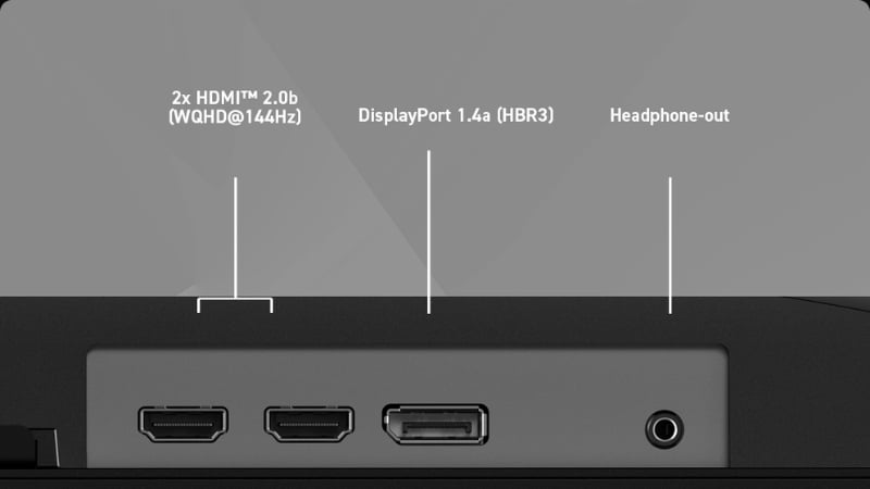 Màn hình MSI MAG 275QF E20 hỗ trợ các cổng kết nối linh hoạt