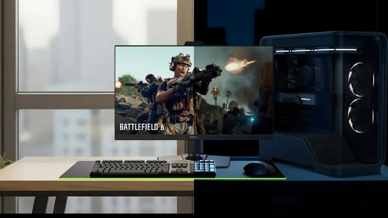 Màn hình MSI MPG 272QRF X36 có chân đế công thái học