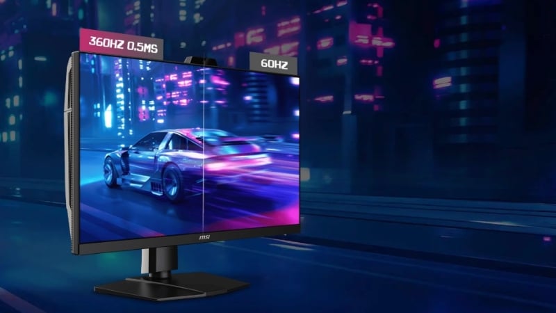 Màn hình MSI MPG 272QRF X36 có tần số quét 360Hz