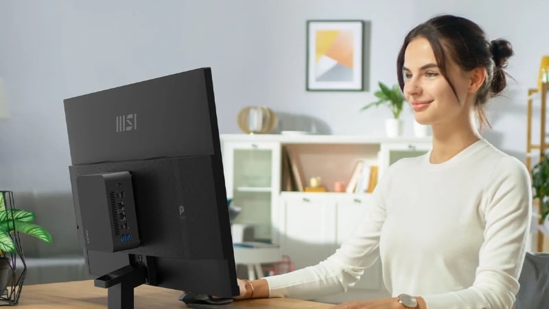 Màn hình MSI PRO MP243L E14 mang thiết kế công thái học tiện lợi
