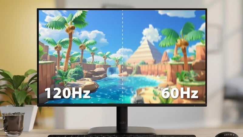 Màn hình MSI PRO MP251L E2 có tần số quét 120Hz