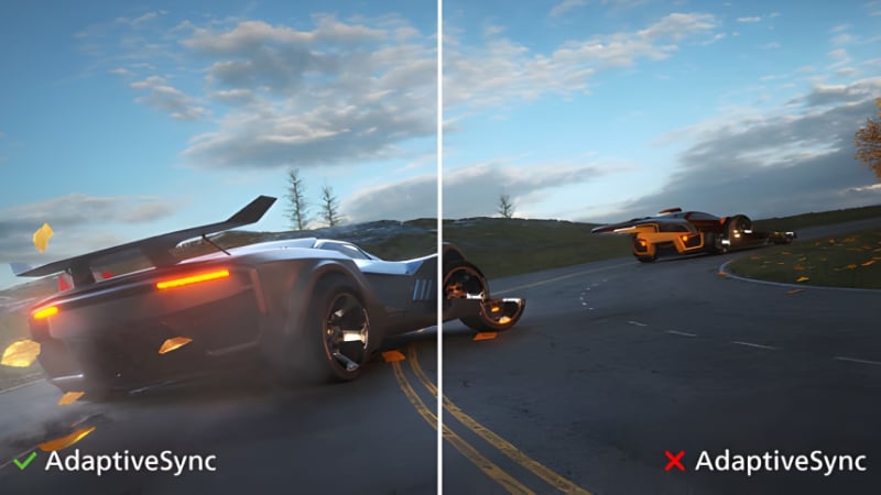 Màn hình Philips 24E1N2100A có Adaptive‑Sync&nbsp;hạn chế xé hình khi chơi game