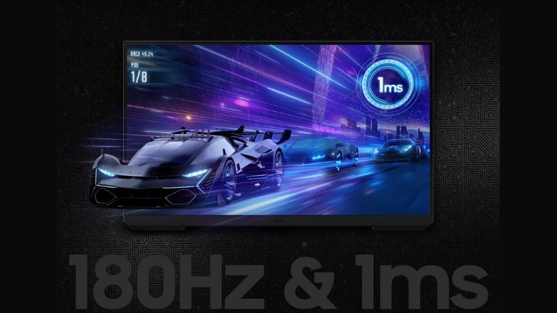 Màn hình Samsung LS27DG302EEXXV có tần số quét 180Hz siêu mượt