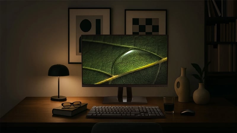 Màn hình ViewSonic ColorPro VP2456A trong chế độ Ultra-Clear