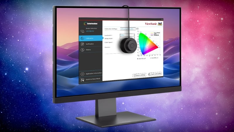 Màn hình ViewSonic ColorPro VP2788-5K có công nghệ hiệu chỉnh màu sắc nâng cao