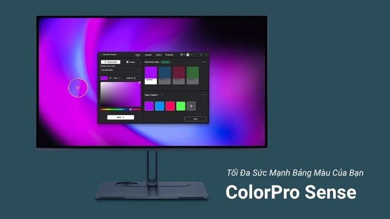 Màn hình ViewSonic VP2756A-2K có hỗ trợ phần mềm ColorPro