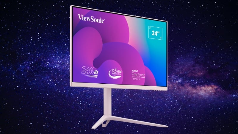 Màn hình ViewSonic VX2428AJ-PK có chân đế công thái học linh hoạt
