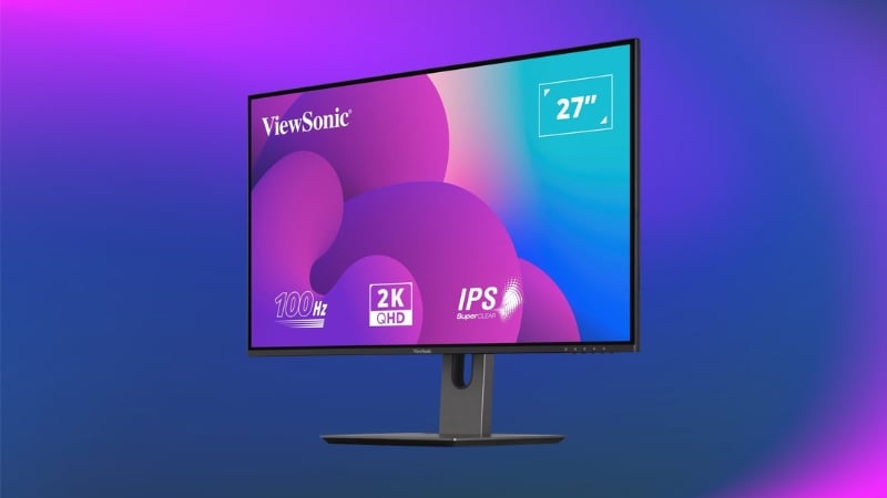Màn hình ViewSonic VX2780-2K-SHDJ-2 có thiết kế tinh tế