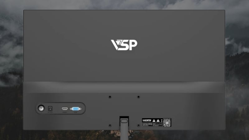 Màn hình VSP IP2408SG có các cổng kết nối đơn giản