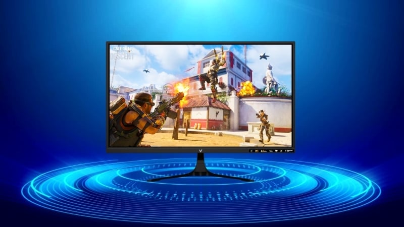 Màn hình VSP IP2510W2 có thiết kế phẳng, gọn gàng