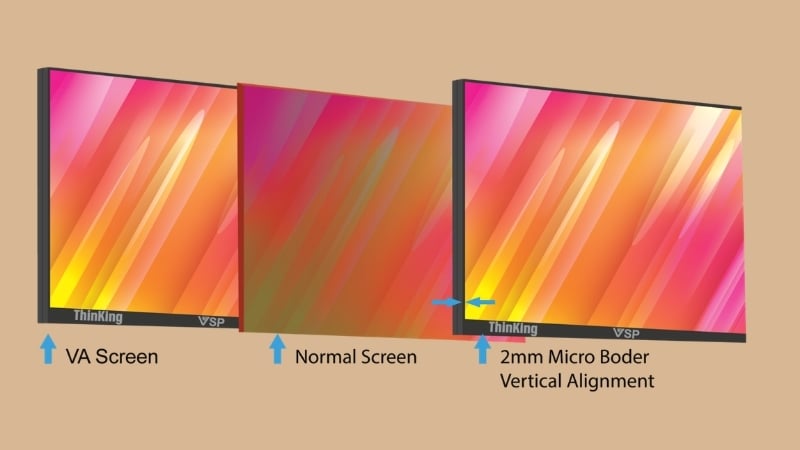 Màn hình VSP V2204H có tấm nền VA cao cấp