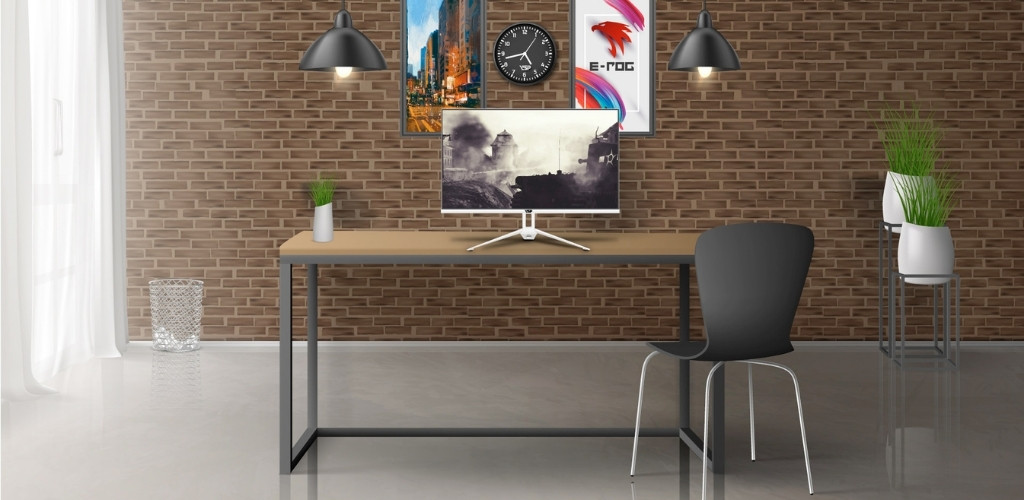 Màn hình VSP V2408S White mang đến vẻ ngoài tinh tế và hiện đại