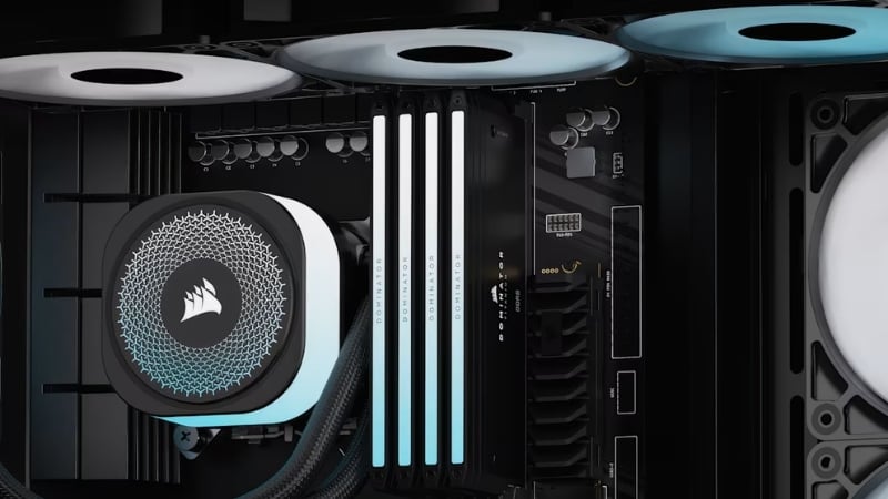 Vỏ máy tính Corsair FRAME 4500X RS-R ARGB Black hỗ trợ hai radiator 360mm