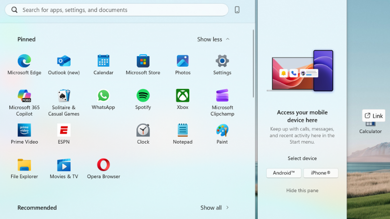 Kéo ứng dụng ra khu vực Desktop