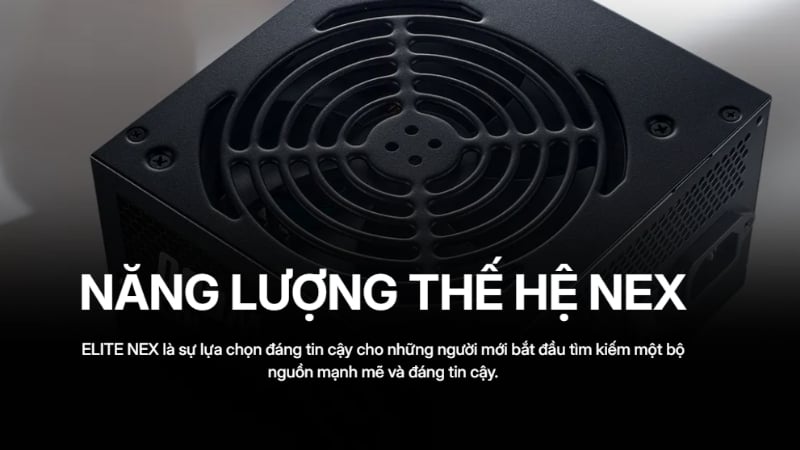 Nguồn máy tính CoolerMaster Elite NEX PN600 230V là bộ nguồn thế hệ NEX