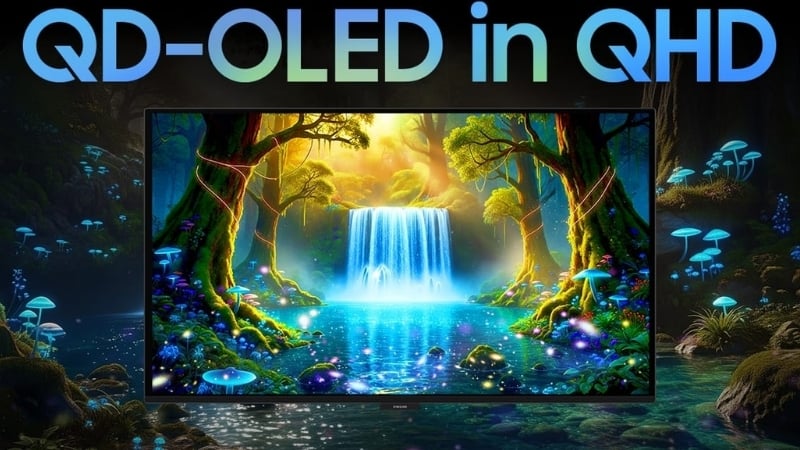 Màn hình Samsung Odyssey G6 LS27HG612SEXXV có tấm nền QD-OLED cho màu sắc sống động