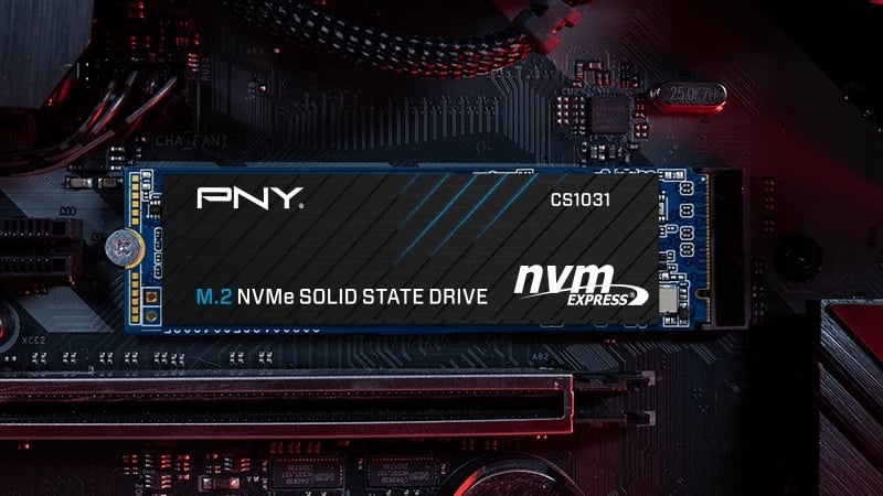 Ổ cứng PNY SSD CS1031 M.2 2280 NVMe 500GB có hiệu suất PCIe Gen3 vượt trội