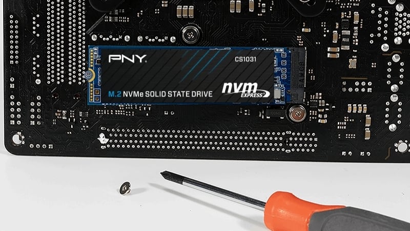 Ổ cứng PNY SSD CS1031 M.2 2280 NVMe 500GB có công nghệ 3D NAND bền bỉ
