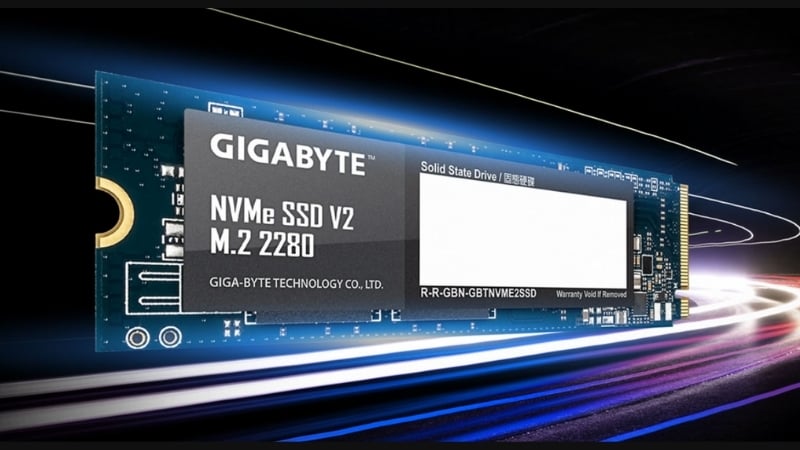 Ổ Cứng SSD GIGABYTE NVMe V2 256GB có thiết kế nhỏ gọn tiện lợi