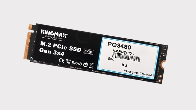 Ổ cứng SSD KINGMAX Zeus 512GB PQ3480 sở hữu thiết kế nhỏ gọn M.2 2280
