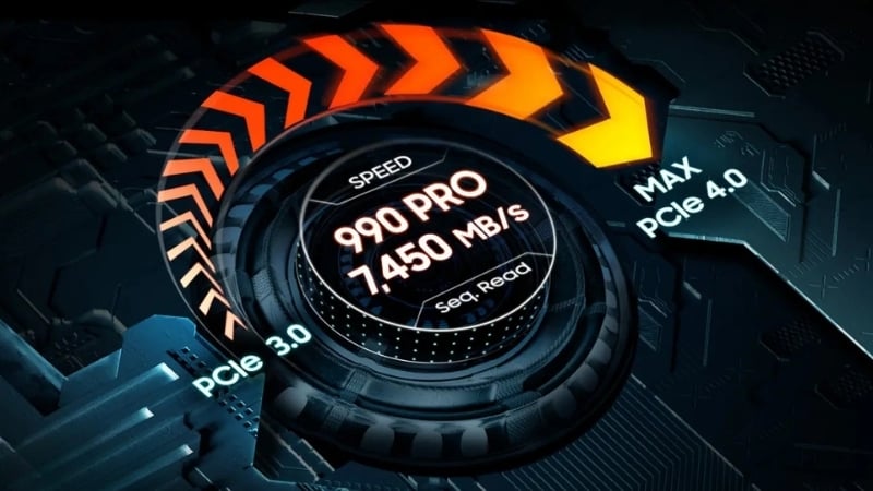 Ổ Cứng SSD Samsung 990 PRO 2TB có thiết kế nhỏ gọn tương thích rộng
