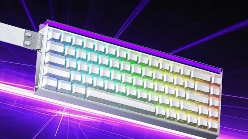 Bàn phím AULA HERO68HE có dây HERO6806 có thiết kế 68 phím nhỏ gọn