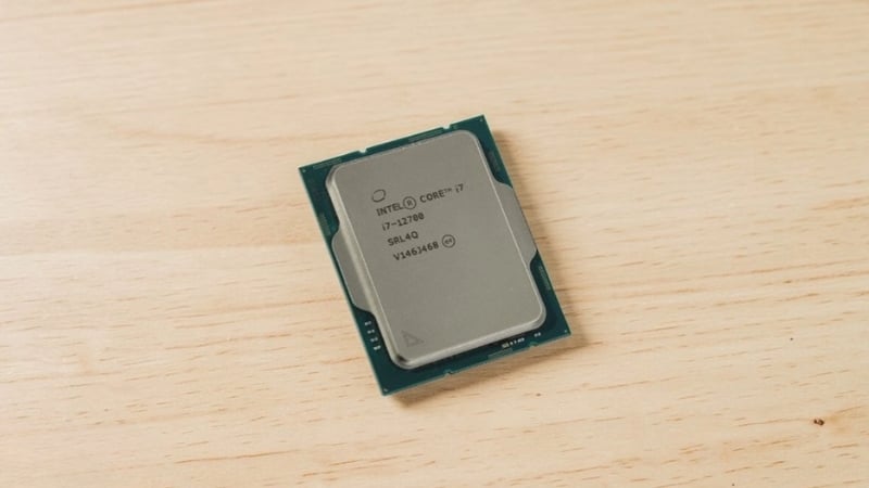 Bộ vi xử lý Intel Core i7 12700 có turbo lên đến 4.9GHz