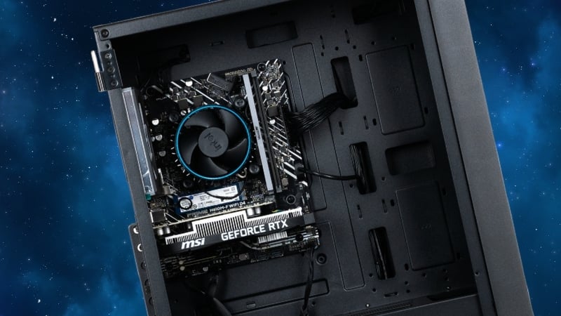 PC GVN AMD R5-5600X/ VGA RTX 3050 có mainboard MSI A520M-A PRO tiết kiệm