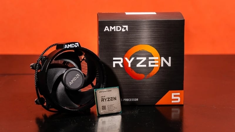 PC GVN AMD R5-5600X/ VGA RX 6500 XT có CPU Ryzen 5 5600X xử lý linh hoạt