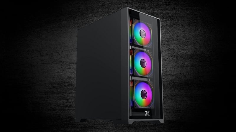 PC GVN AMD R5-5600X/ VGA RX 6500 XT có case gọn nhẹ dễ sử dụng