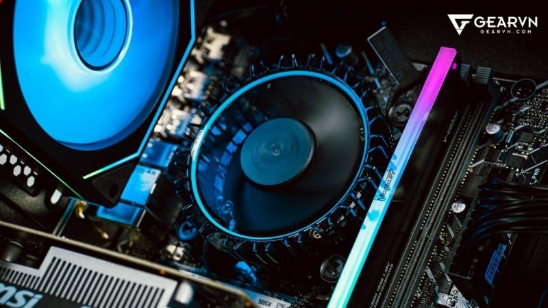PC GVN có tản nhiệt và nguồn điện đảm bảo hoạt động