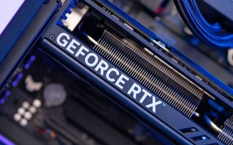 Card đồ họa NVIDIA là linh kiện nổi bật hỗ trợ&nbsp;CPU Ryzen 9