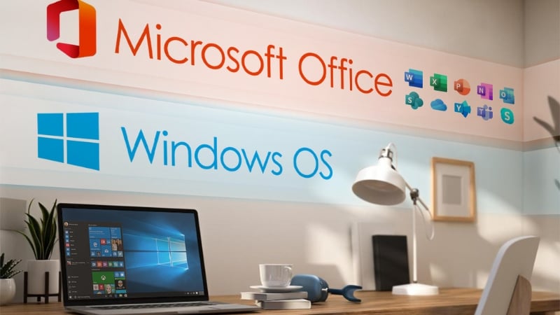 Nên sử dụng phần mềm Office và Windows có bản quyền chính hãng