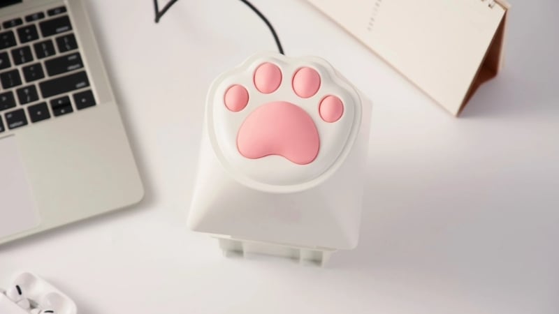 Phụ kiện bàn phím Keychron Big Kitty Paw XXL có thiết kế dễ thương