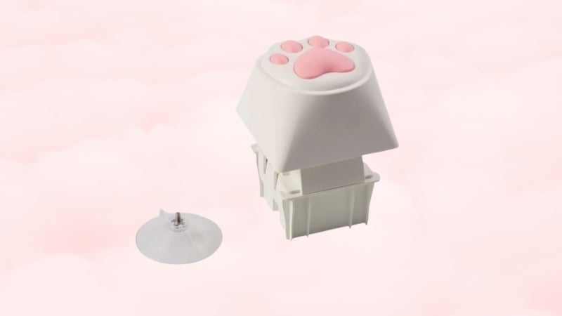Phụ kiện bàn phím Keychron Big Kitty Paw XXL phù hợp cho cả làm việc và trưng bày