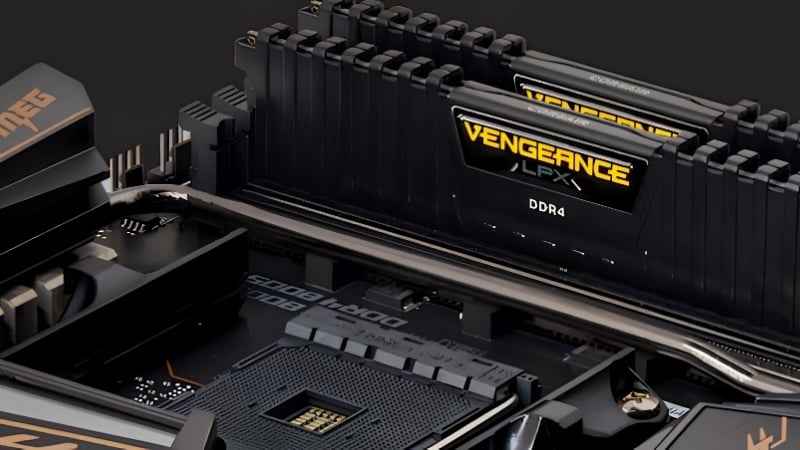 Ram Corsair Vengeance LPX 16GB 3200MHz DDR4 có bus 3200 MHz hiệu năng cao