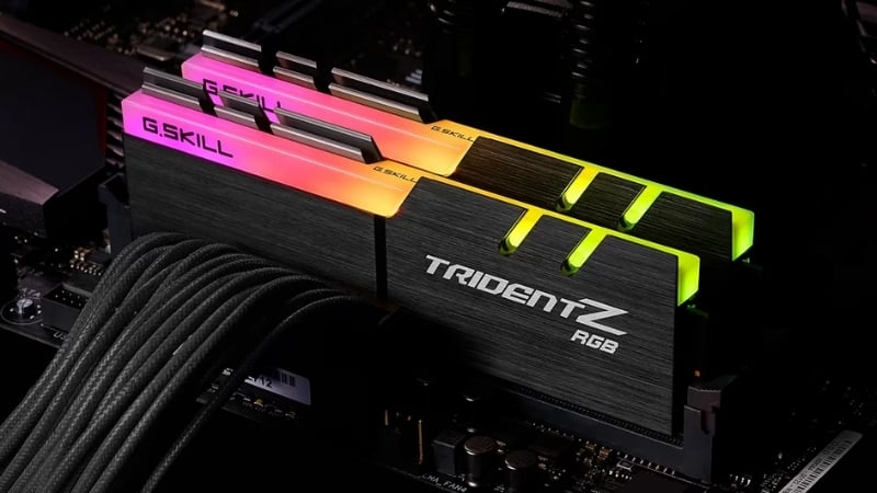 Ram GSkill Trident Z RGB 32GB (2x16GB) 3600mhz có RGB cá nhân hóa đẹp mắt