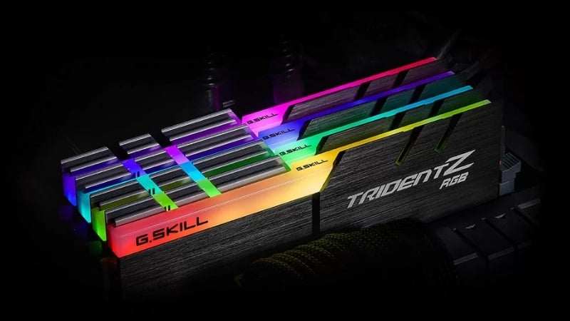 Ram GSkill Trident Z RGB 32GB (2x16GB) 3600mhz tương thích hoàn hảo đa dạng