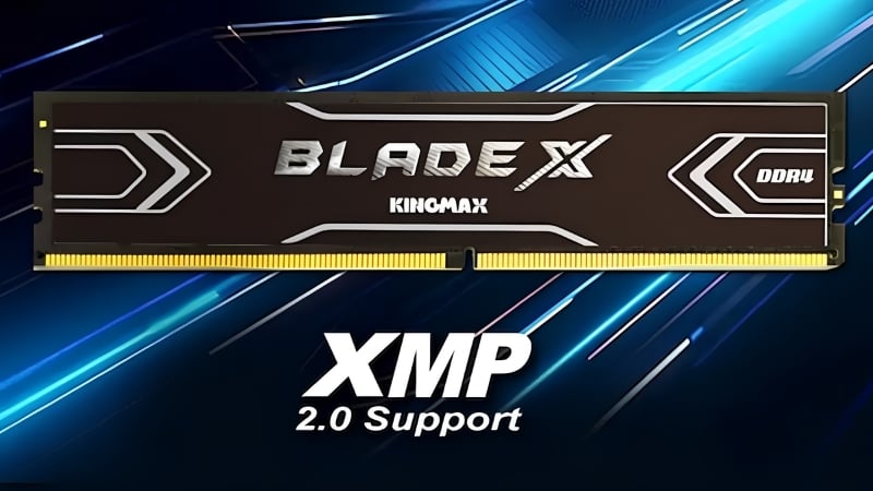 Ram Kingmax Blade X 1x8GB DDR4 Bus 3200Mhz tương thích Intel và AMD