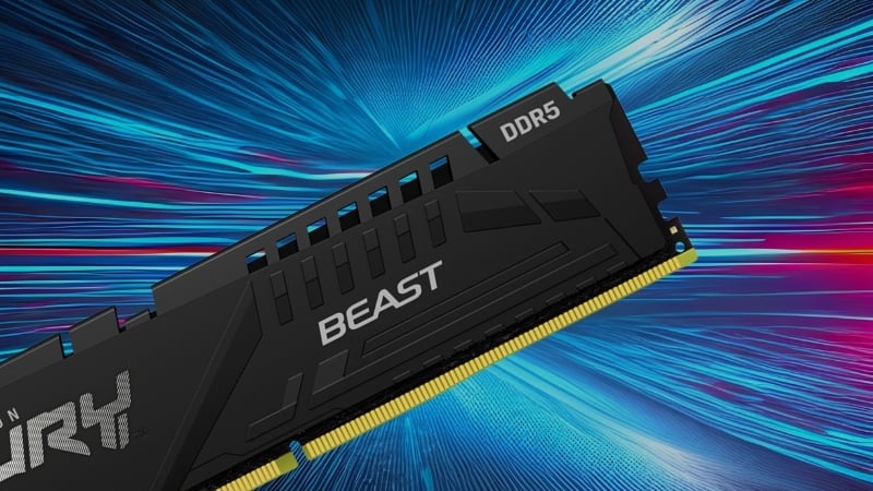 RAM Kingston Fury Beast 16GB có công nghệ DDR5 tiên tiến